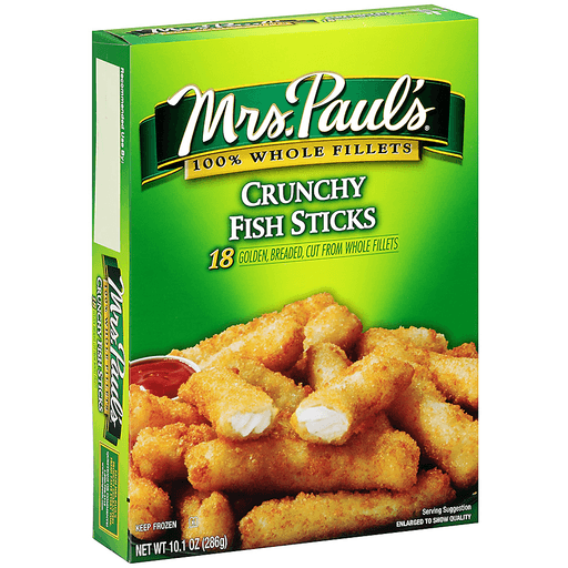 slide 12 of 14, Mrs. Paul's Crunchy Breaded Fish Sticks 10.1 oz, 10.1 oz