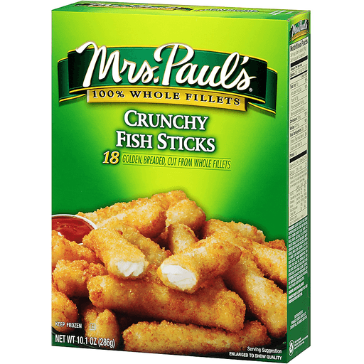 slide 11 of 14, Mrs. Paul's Crunchy Breaded Fish Sticks 10.1 oz, 10.1 oz