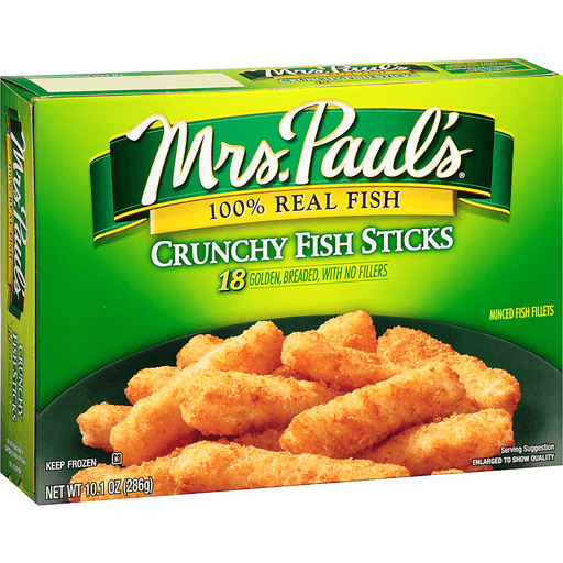 slide 5 of 14, Mrs. Paul's Crunchy Breaded Fish Sticks 10.1 oz, 10.1 oz