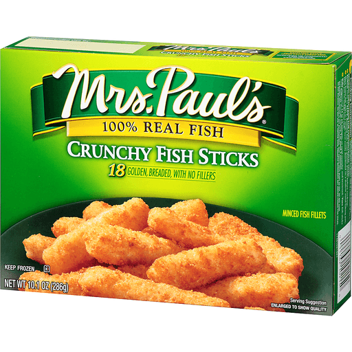 slide 6 of 14, Mrs. Paul's Crunchy Breaded Fish Sticks 10.1 oz, 10.1 oz