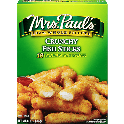 slide 13 of 14, Mrs. Paul's Crunchy Breaded Fish Sticks 10.1 oz, 10.1 oz