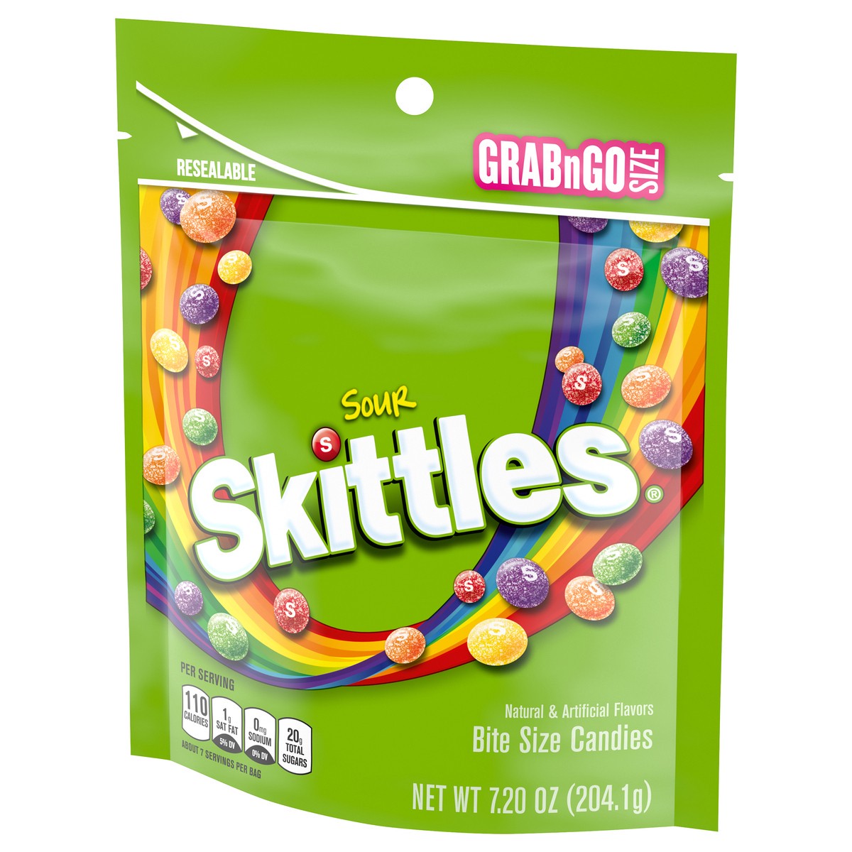 slide 4 of 9, Skittles Sours Bite Size Candies, 7.2 oz