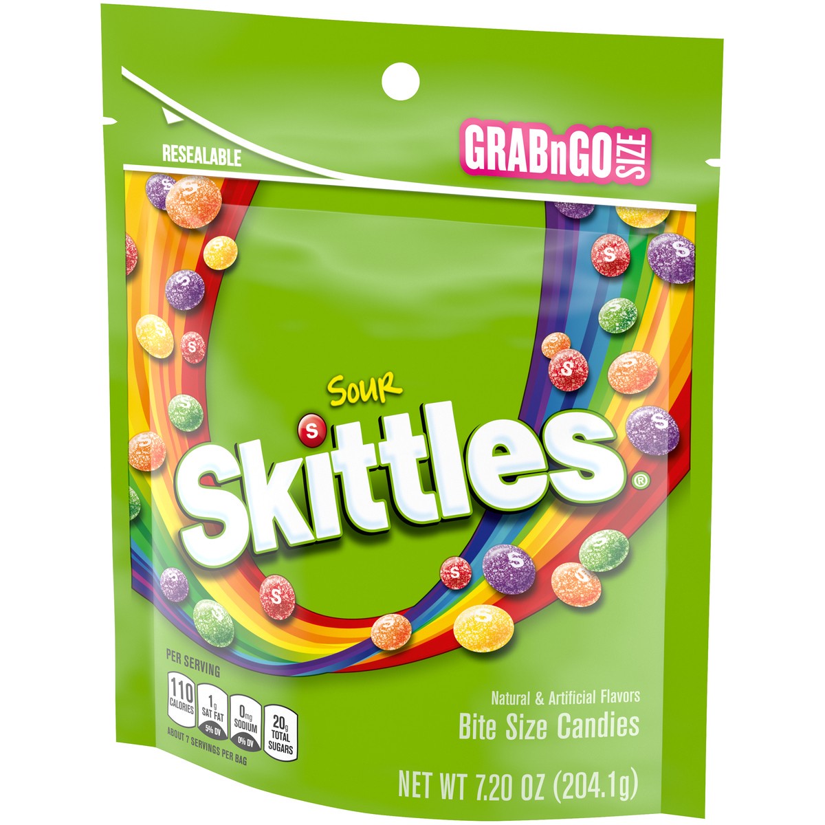 slide 8 of 9, Skittles Sours Bite Size Candies, 7.2 oz