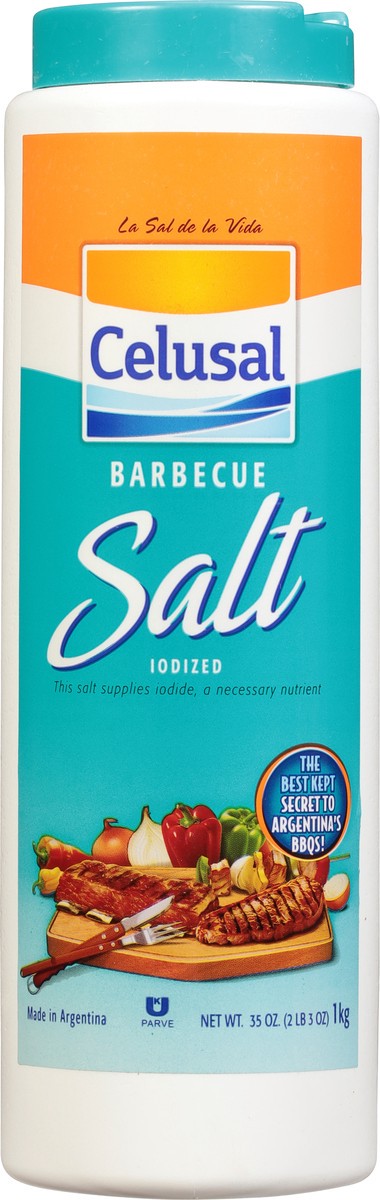 slide 4 of 9, Celusal Iodized Salt - 35 oz, 35 oz