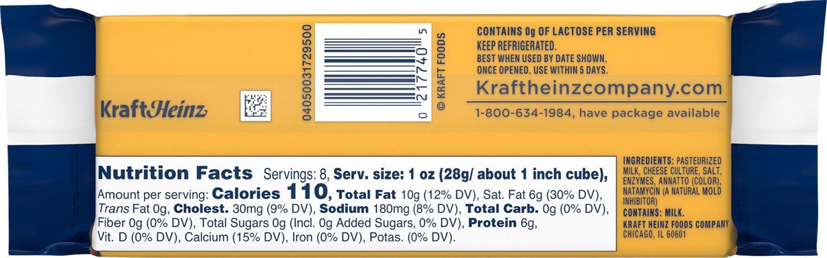 slide 3 of 8, Kraft Mild Cheddar Cheese, Block - 8 oz, 8 oz