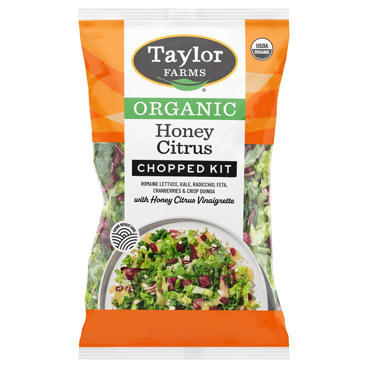 slide 4 of 8, Taylor Farms Organic Honey Citrus Chopped Kit, 9.25 oz