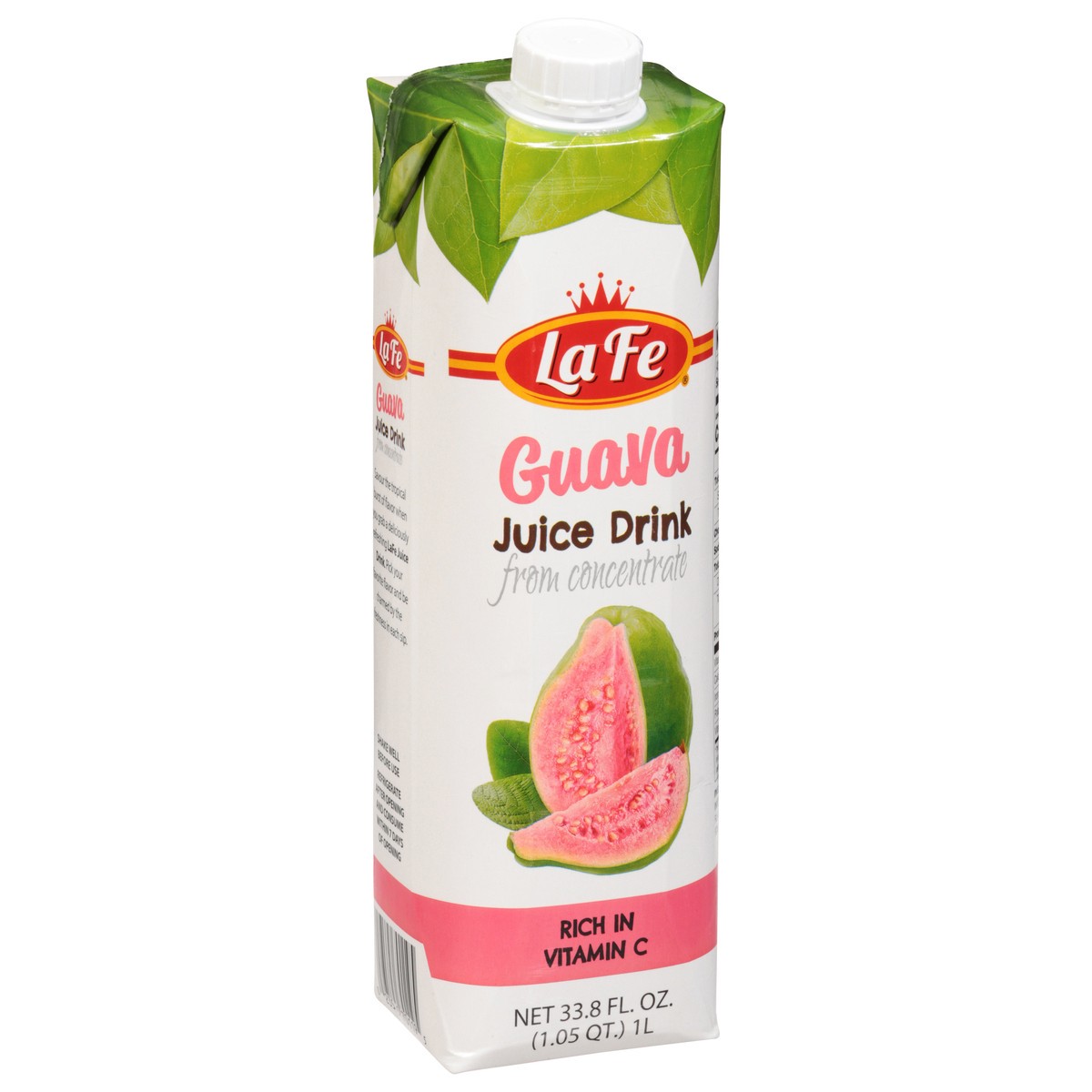 slide 9 of 13, La Fe Guava Juice Drink from Concentrate - 33.8 fl oz, 33.8 fl oz