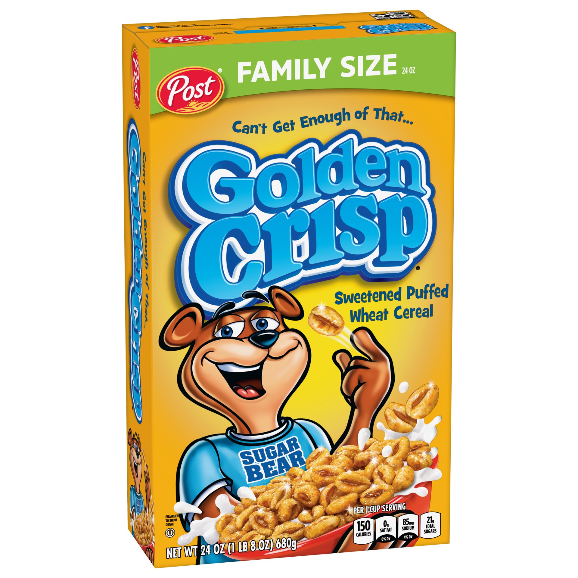 slide 5 of 5, 1/24 Post Golden Crisp, 24 oz