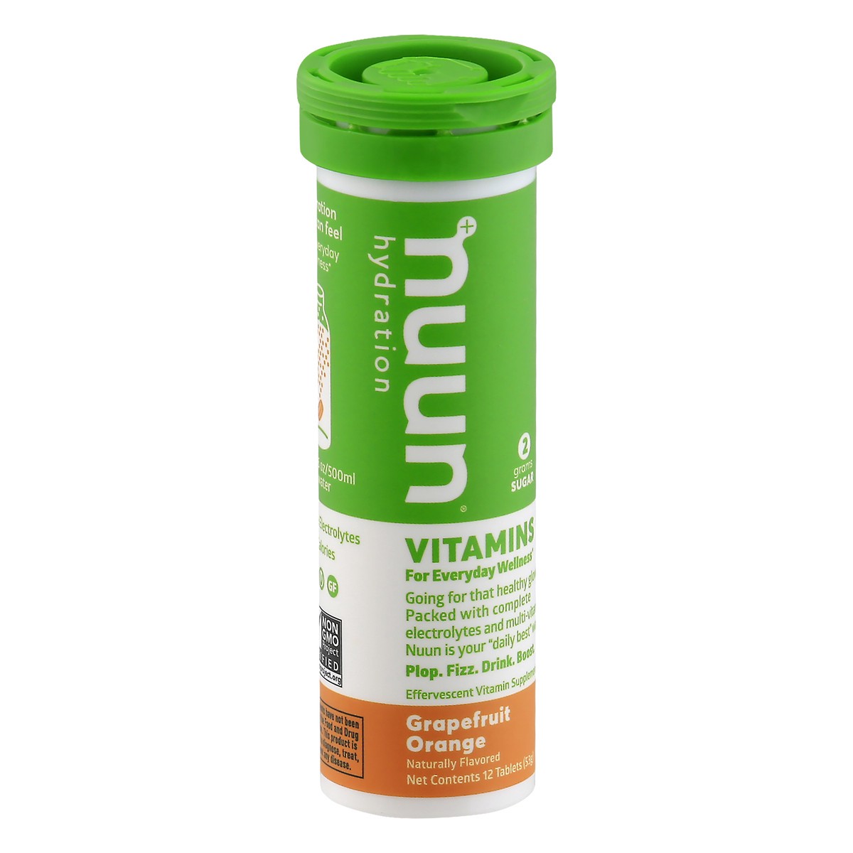 slide 1 of 9, Nuun Vitamins Hydration Tablets Grapefruit Orange - 12 Count, 12 ct