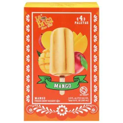 La Brisa Mango Frozen Dairy Dessert - 4 - 2.5 fl oz Bars