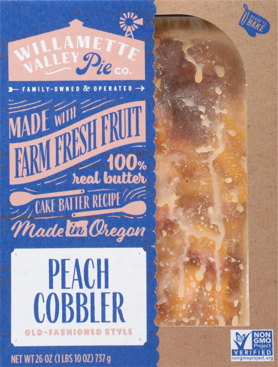 slide 7 of 9, Willamette Valley Pie Co. Old-Fashioned Style Peach Cobbler 26 oz, 26 oz