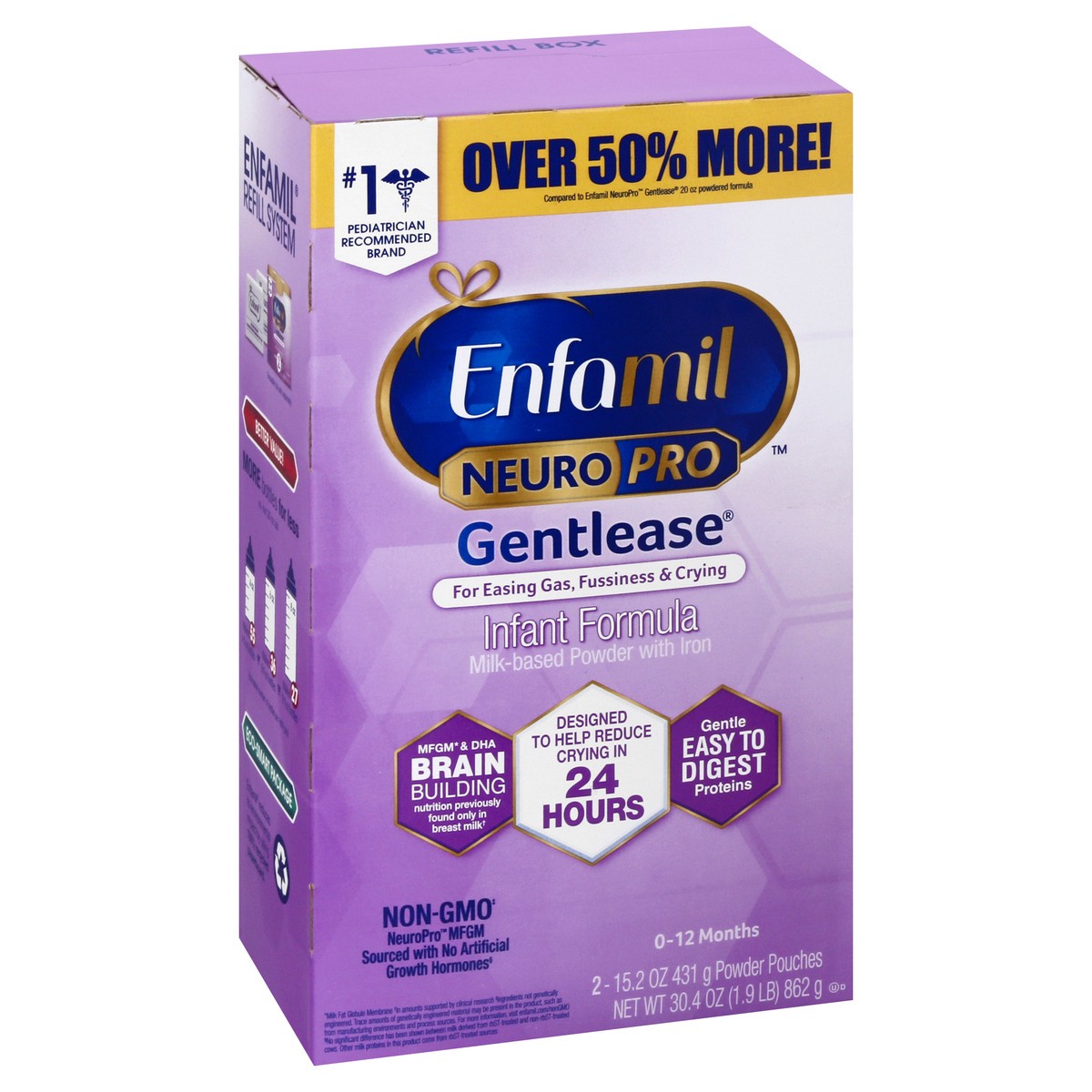 slide 2 of 9, Enfamil Neuropro Gentlease, 30.4 oz