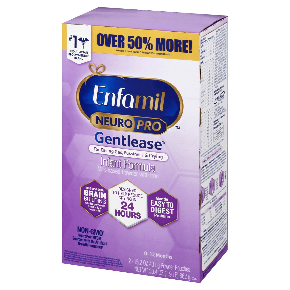 slide 3 of 9, Enfamil Neuropro Gentlease, 30.4 oz