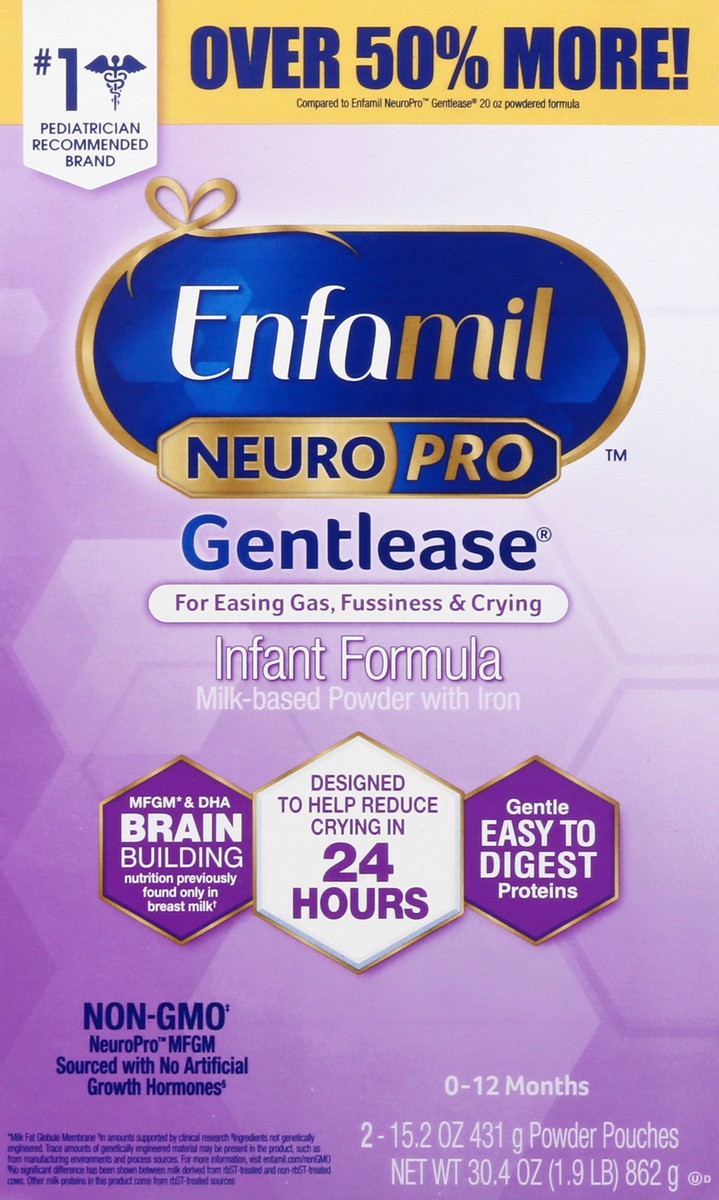 slide 6 of 9, Enfamil Neuropro Gentlease, 30.4 oz