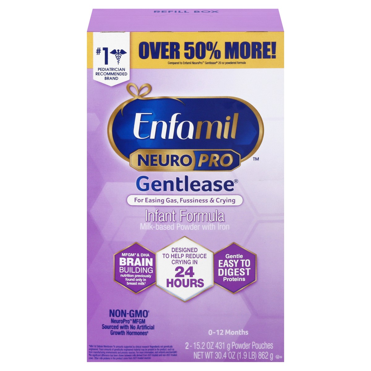 slide 1 of 9, Enfamil Neuropro Gentlease, 30.4 oz