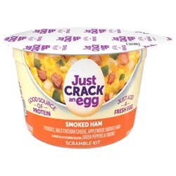 Just Crack an Egg Smoked Ham Scramble Kit, 3 oz Cup
