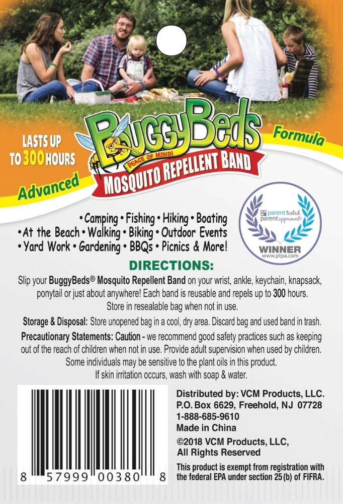 slide 2 of 2, Buggybands Mosquito Repellent Band - Multi-Color, One Size