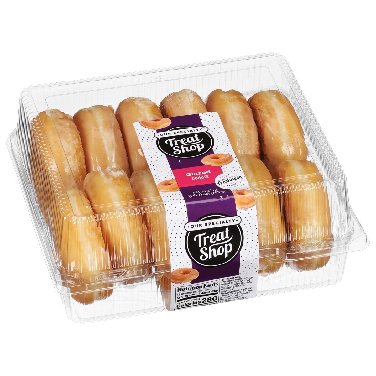 slide 8 of 12, Osts Glazed Yeast Ring Donut, 1 ct