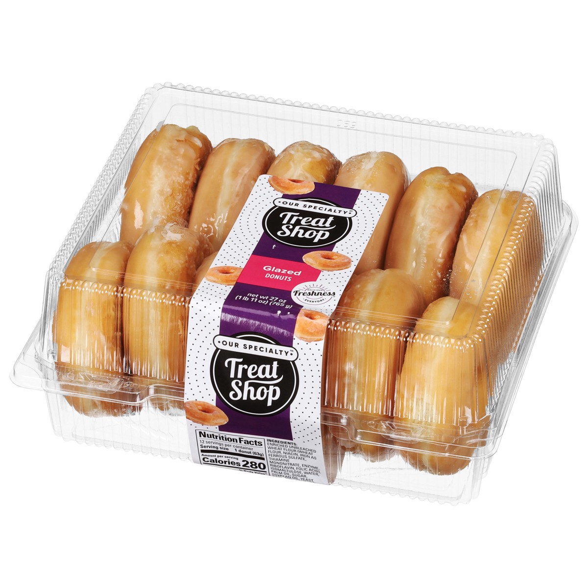 slide 2 of 12, Osts Glazed Yeast Ring Donut, 1 ct