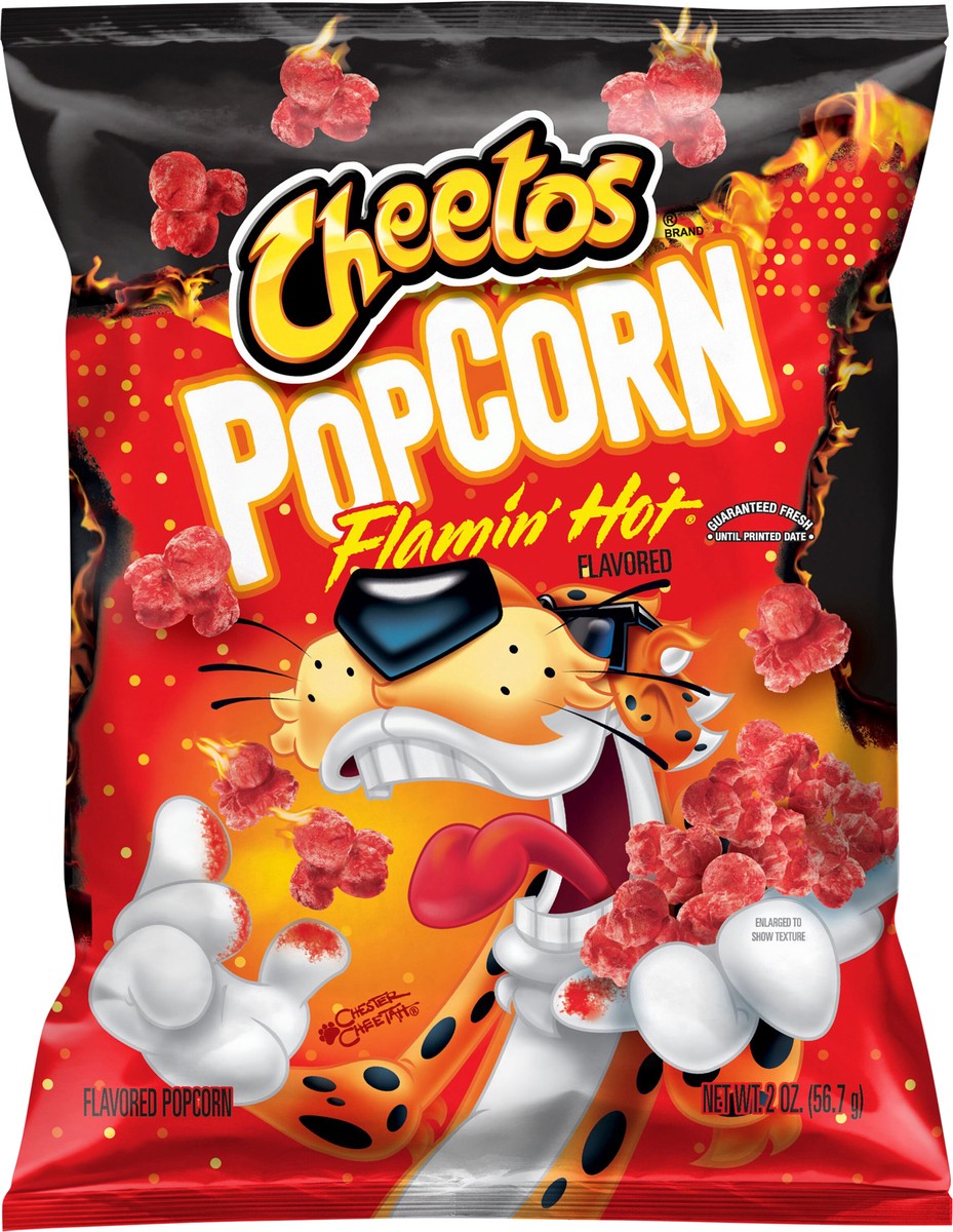 slide 2 of 3, Cheetos Flamin Hot Popcorn, 2 oz