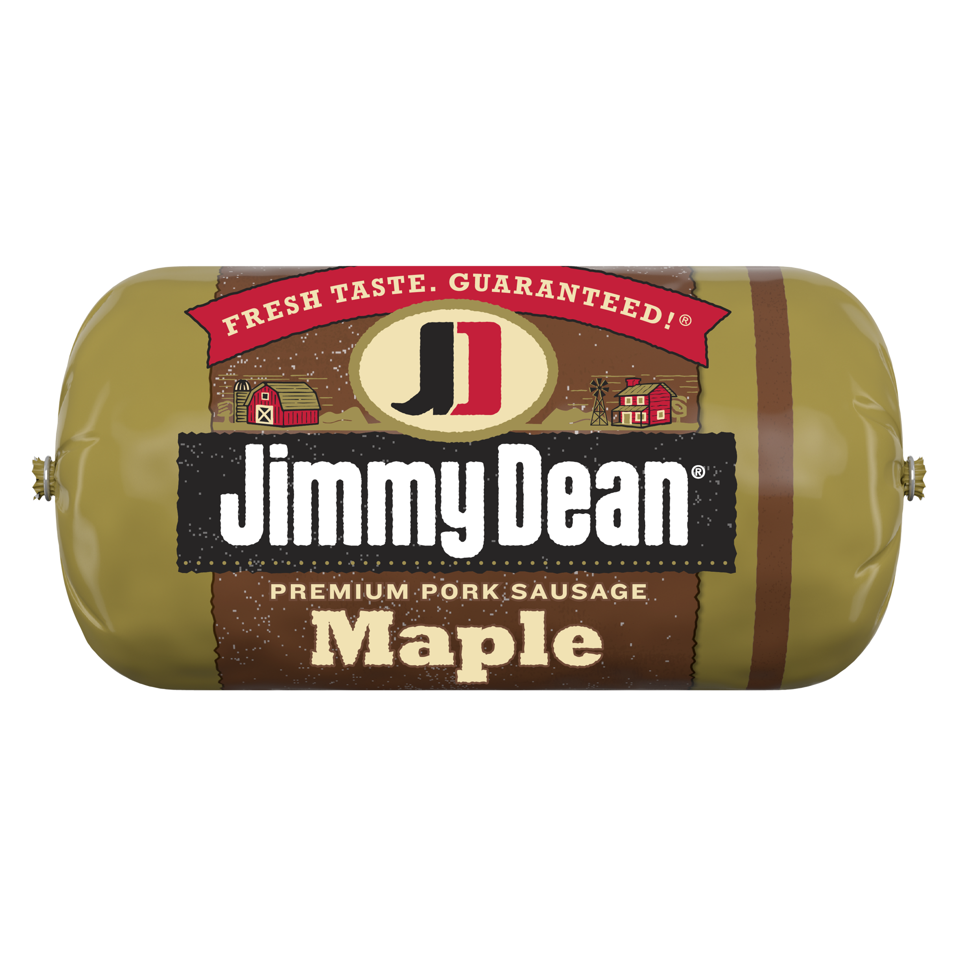 slide 1 of 10, Jimmy Dean Premium Pork Maple Breakfast Sausage Roll, 16 oz, 453.59 g