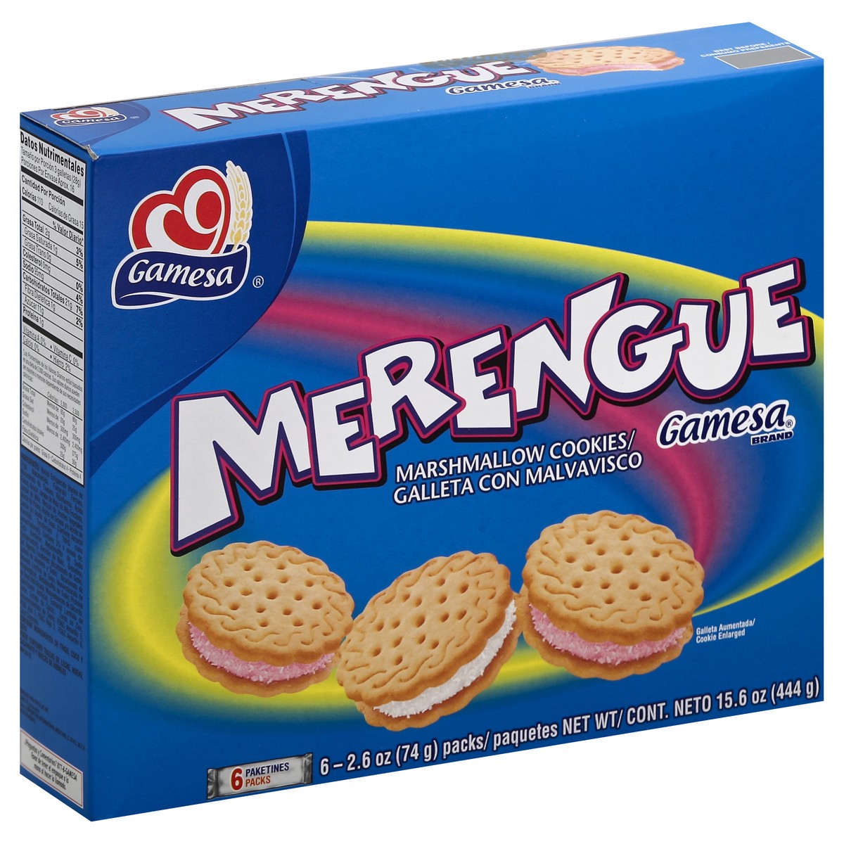 slide 4 of 5, Gamesa Merengue Sand Cookies, 15.6 oz