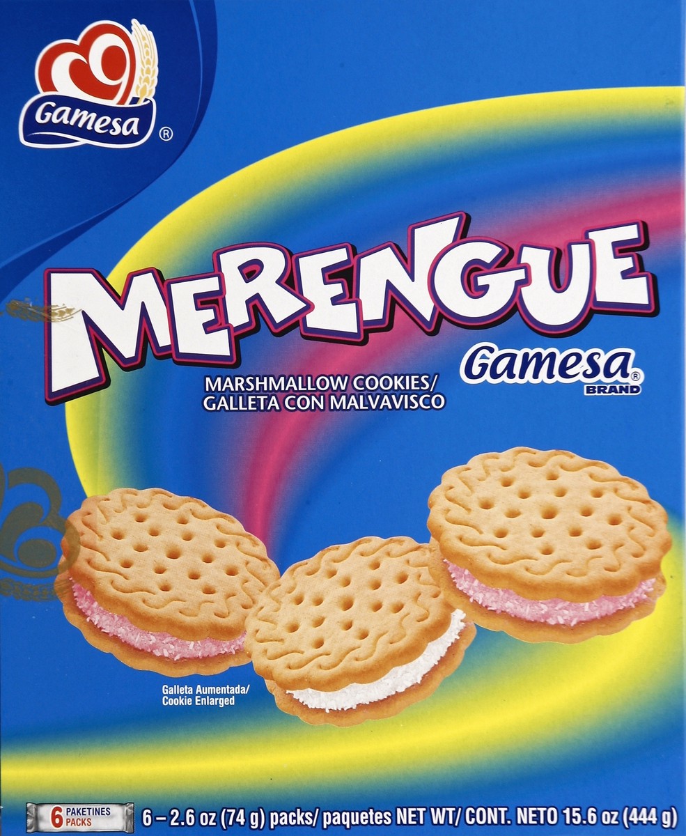 slide 1 of 5, Gamesa Merengue Sand Cookies, 15.6 oz