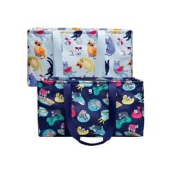 Geckobrands Large Utility Tote Assorted Patterns