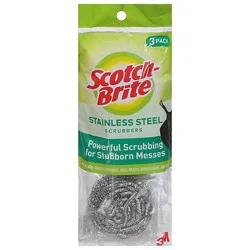 Scotch-Brite Scrubbing Pads Stainless Steel - 3 Count