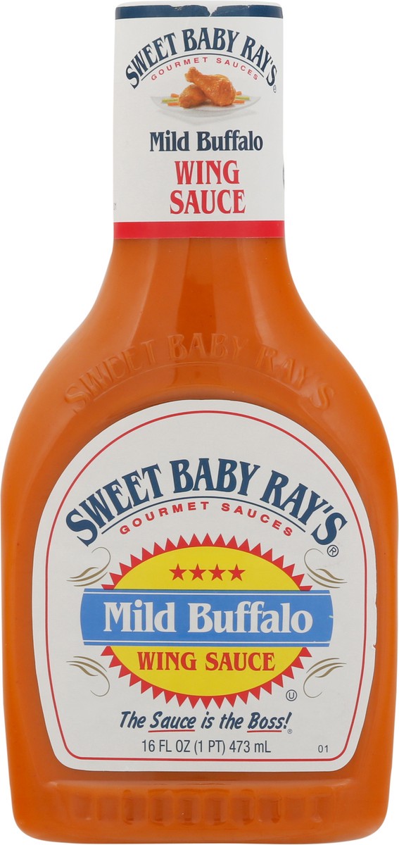 slide 6 of 9, Sweet Baby Ray's Mild Buffalo Wing Sauce, 16 fl oz