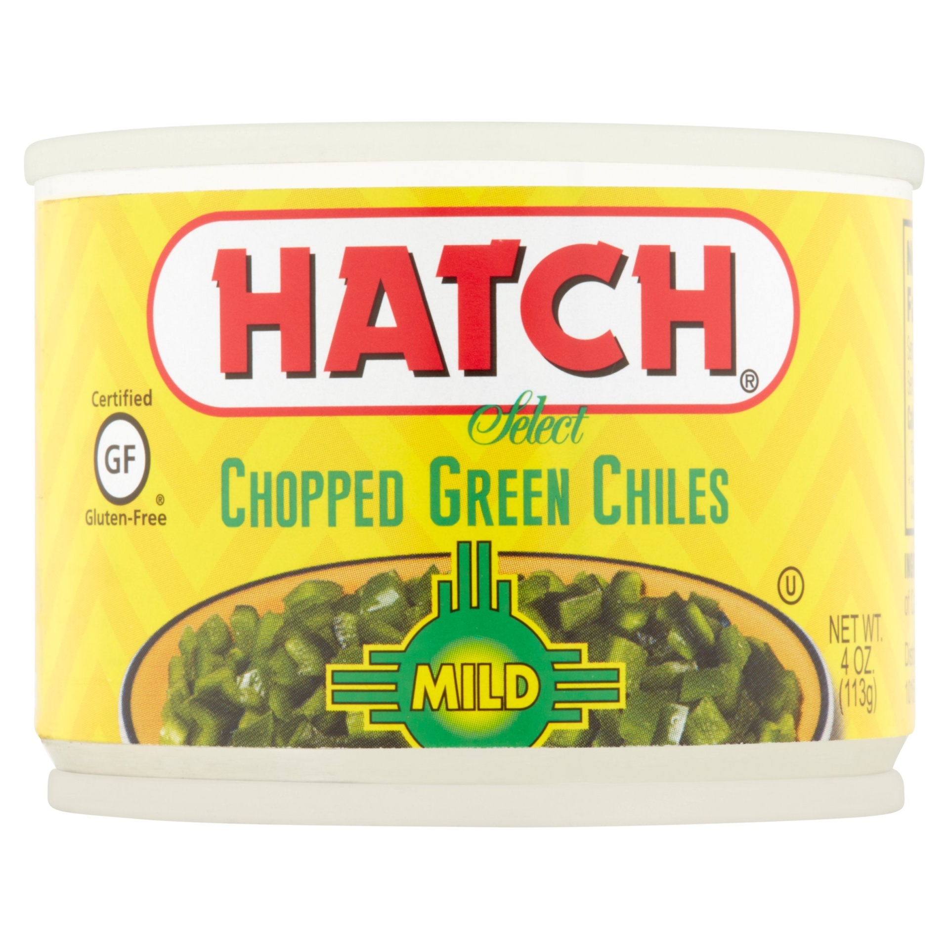 slide 1 of 1, Hatch Peeled Chopped Green Chiles Mild, 4 oz