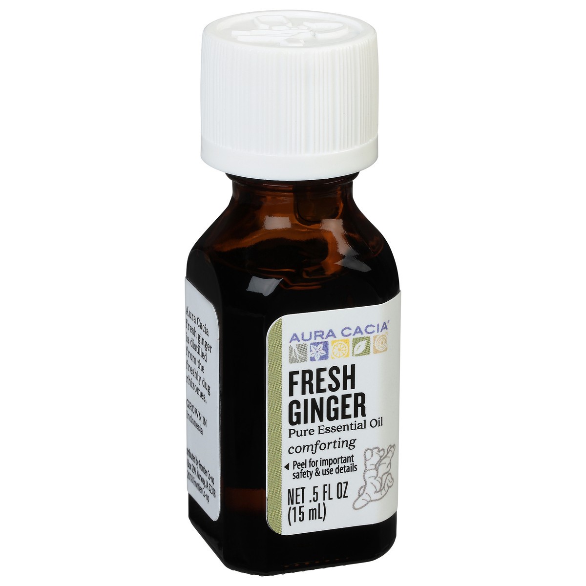 slide 9 of 9, Aura Cacia Fresh Ginger Essential Oil, 0.5 fl oz