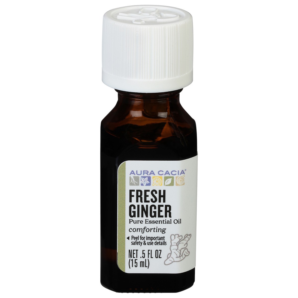 slide 1 of 9, Aura Cacia Fresh Ginger Essential Oil, 0.5 fl oz