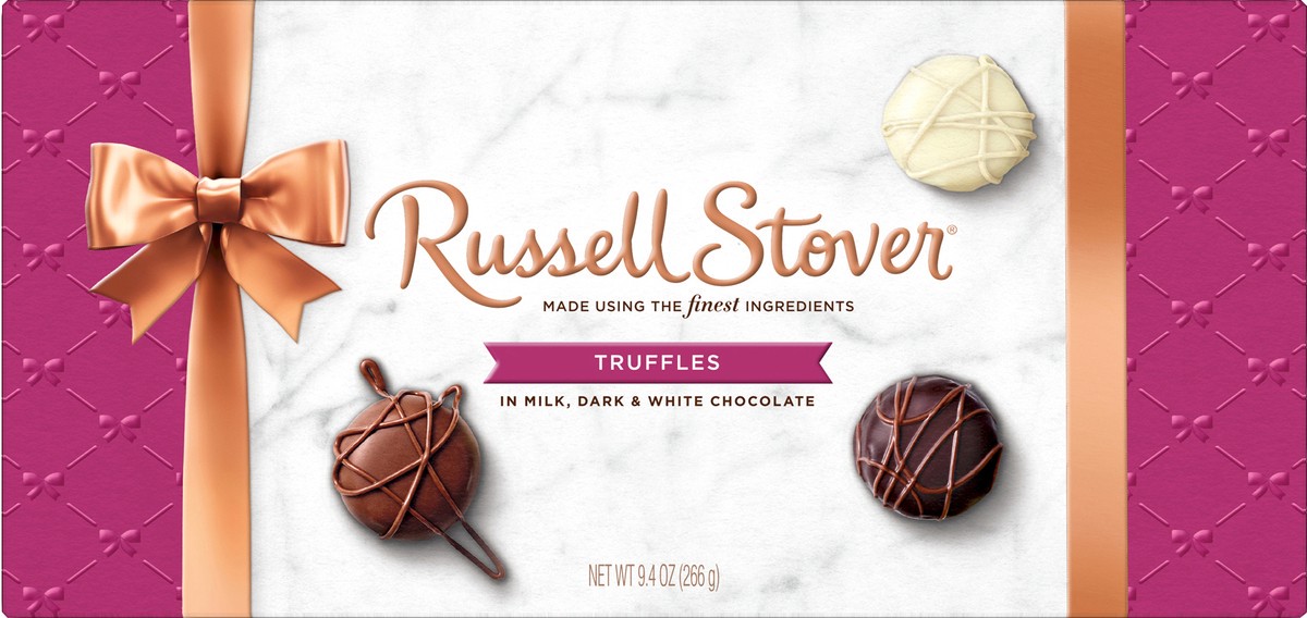 slide 3 of 8, Russell Stover Truffles Copper Bowline Box, 9.4 oz