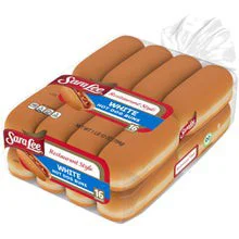 Sara Lee White Hotdog Buns