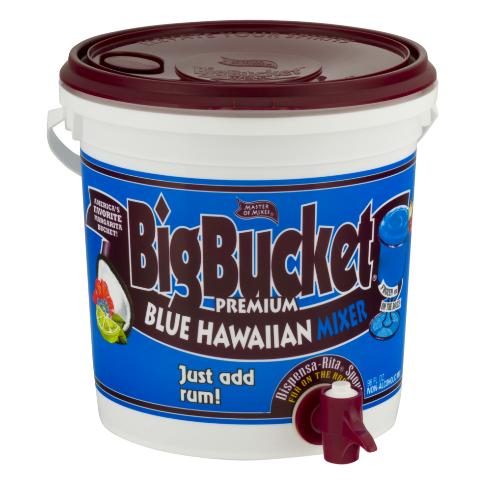 slide 1 of 1, Big Bucket Premium Blue Hawaiian Mixer, 96 oz
