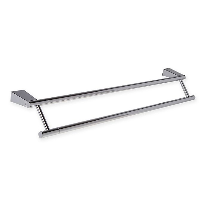 slide 1 of 1, Gatco Bleu Double Towel Bar - Chrome, 24 in