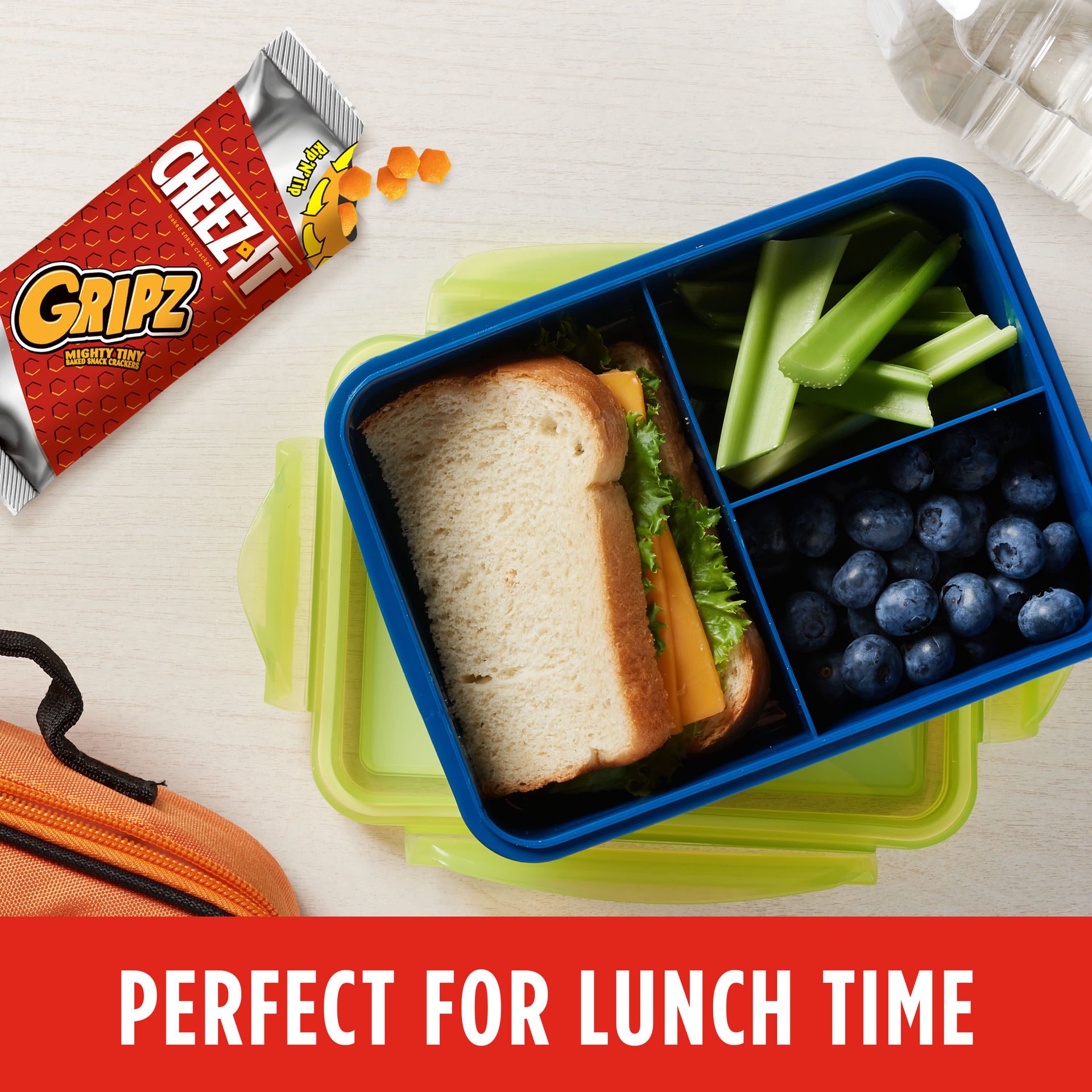 slide 3 of 5, Cheez-It Gripz Cheez-It Original Mini Cheese Crackers, 12 ct