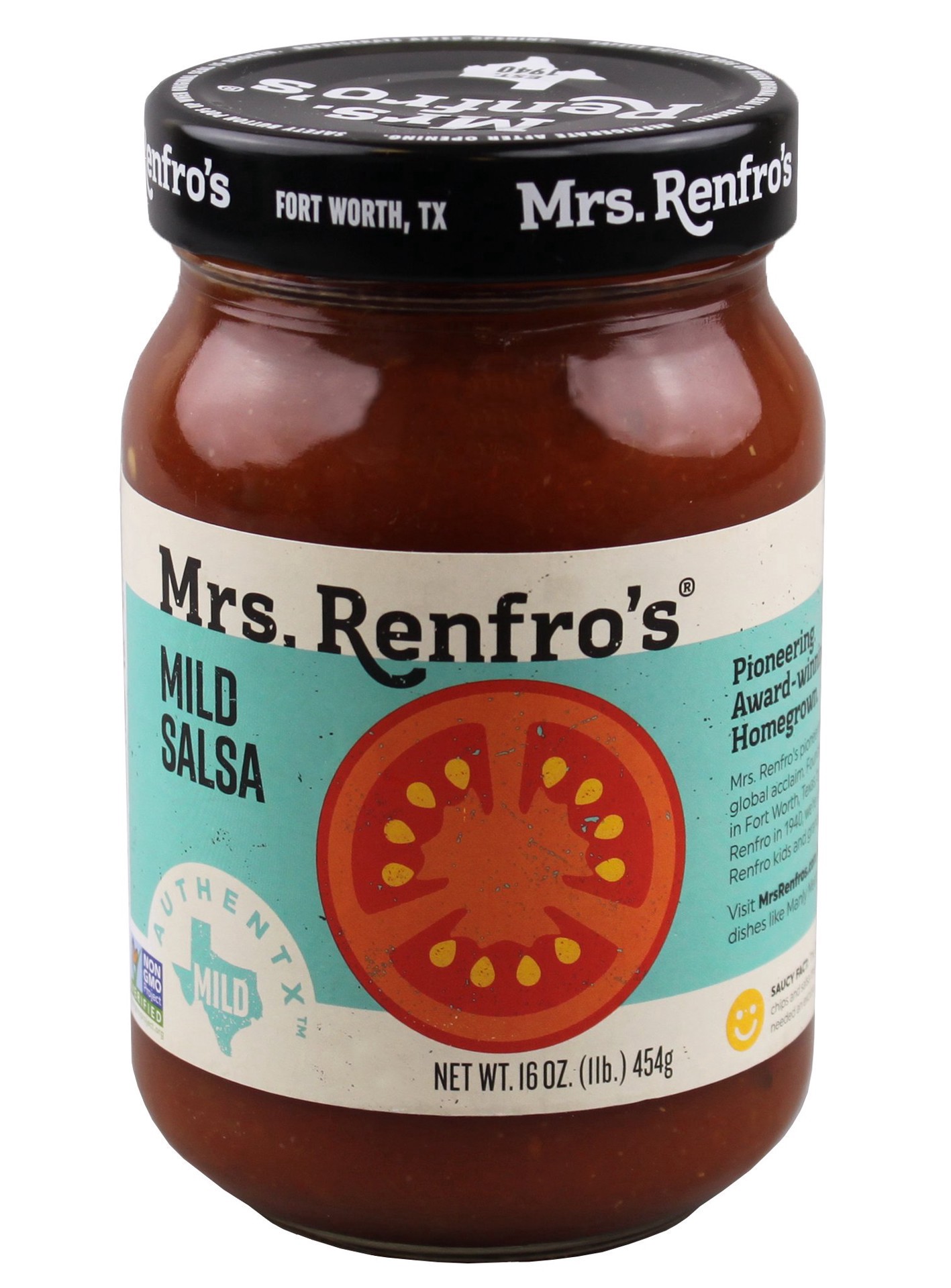 slide 1 of 1, Mrs. Renfro's Mild Salsa, 16 oz