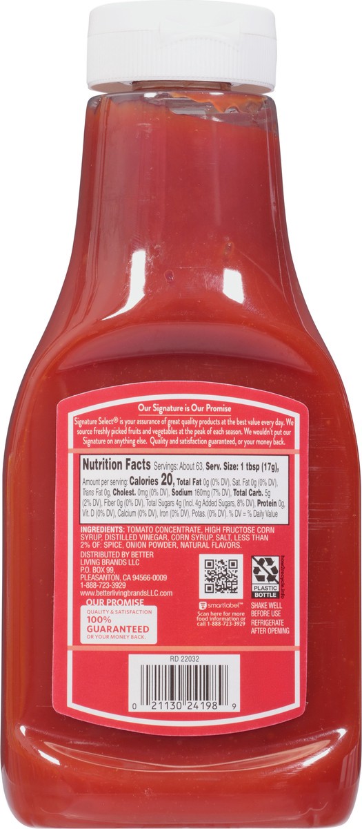 slide 5 of 9, Signature Select Tomato Ketchup 38 oz, 