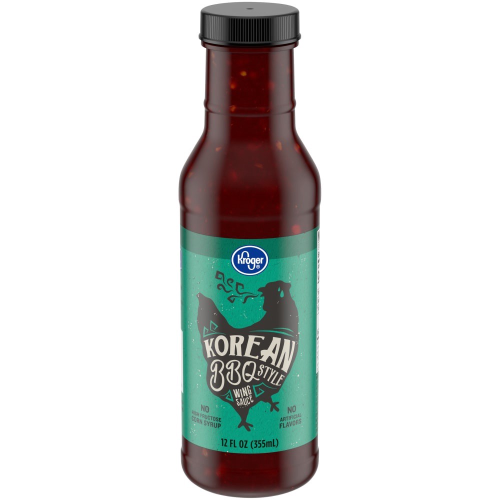 slide 2 of 3, Kroger Korean Bbq Style Wing Sauce, 12 fl oz