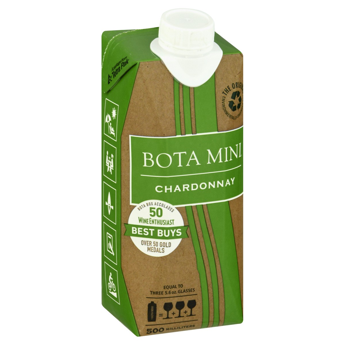 slide 3 of 9, Bota Box Chardonnay, 500 ml