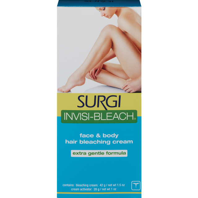 slide 1 of 1, Surgi Invisi-Bleach Hair Bleaching Cream, 2.5 oz