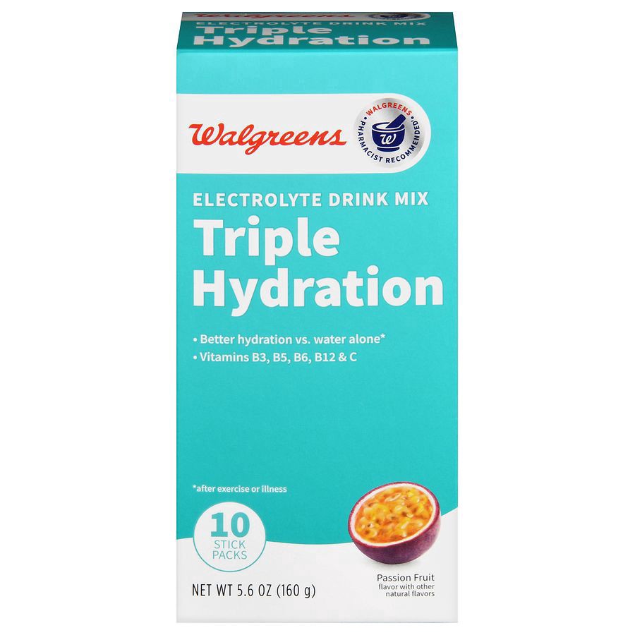 slide 1 of 5, Walgreens Triple Hydration, 10 ct
