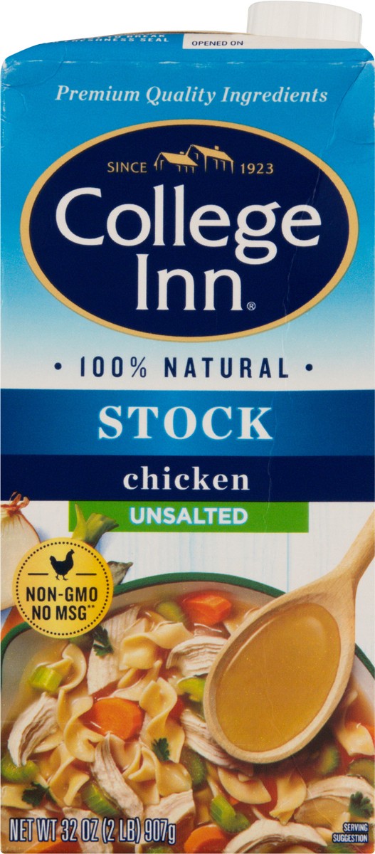 slide 3 of 11, College Inn Unsalted Bold Chicken Stock 32 oz, 32 oz