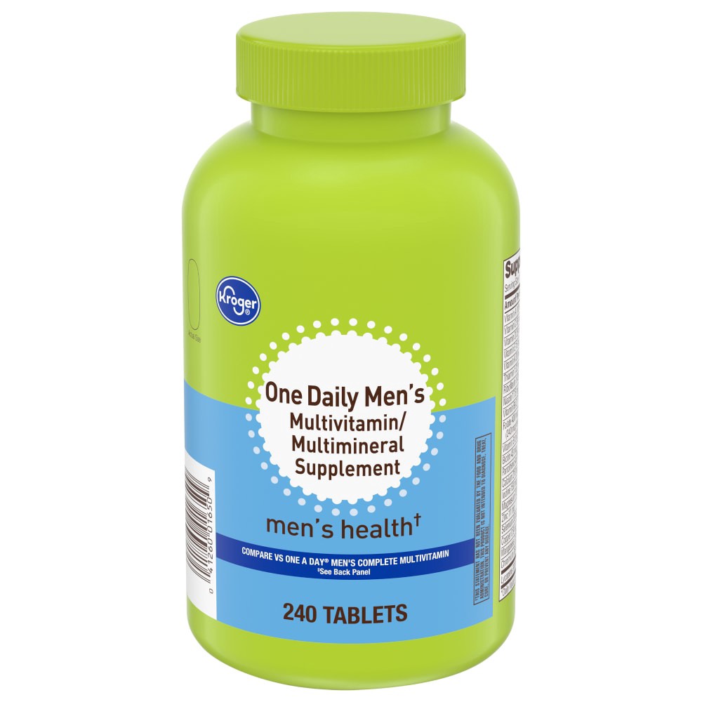 slide 2 of 4, Kroger One Daily Mens Multivitamin, 240 ct