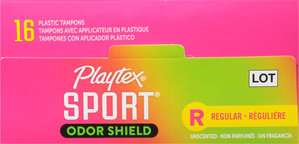 slide 2 of 9, Playtex Sport Odor Sheild Reg, 16 ct