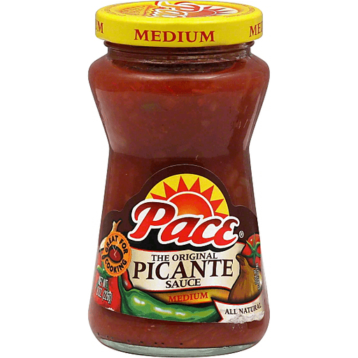 slide 2 of 2, Pace Medium Picante Sauce Jars, 8 oz