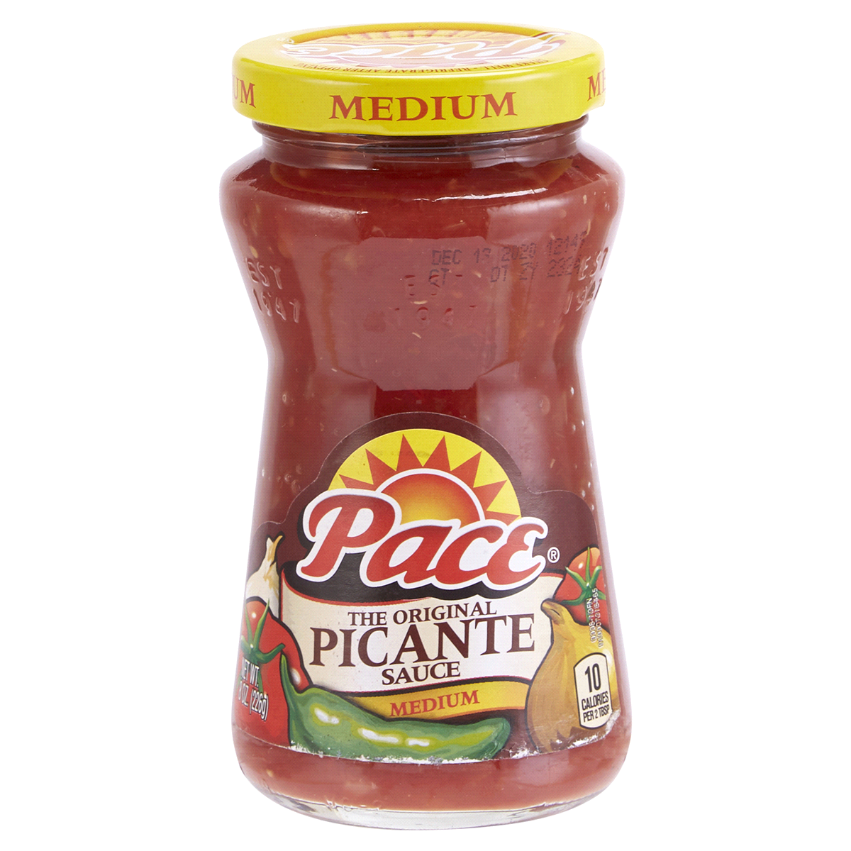 slide 1 of 2, Pace Medium Picante Sauce Jars, 8 oz