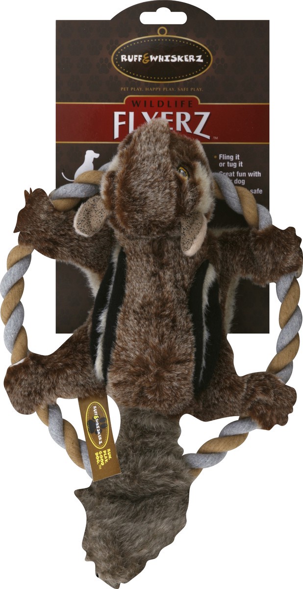 slide 2 of 2, Ruff & Whiskerz Flyerz Wildlife Dog Toy 1 ea Card, 1 ct